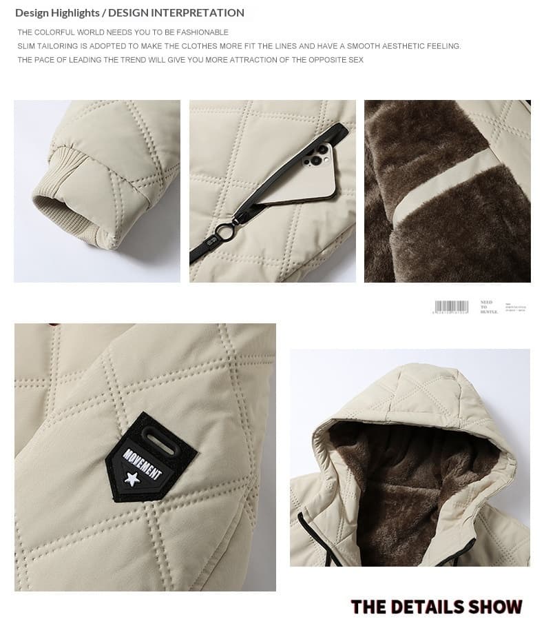 Casual Relaxed-fit Coat For Commuting Trendy Versatile Padded Cotton Jacket