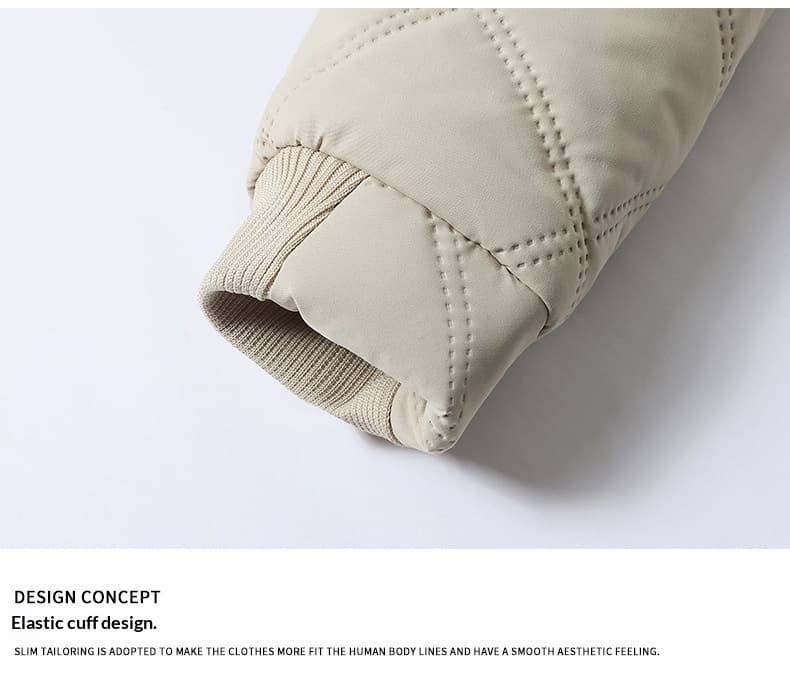 Casual Relaxed-fit Coat For Commuting Trendy Versatile Padded Cotton Jacket