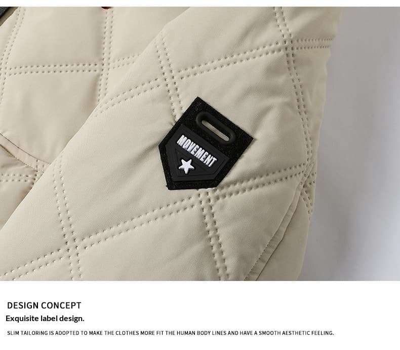 Casual Relaxed-fit Coat For Commuting Trendy Versatile Padded Cotton Jacket
