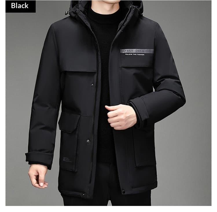 Thick Outdoor Goose-down Down Jacket For Cold-weather Protection