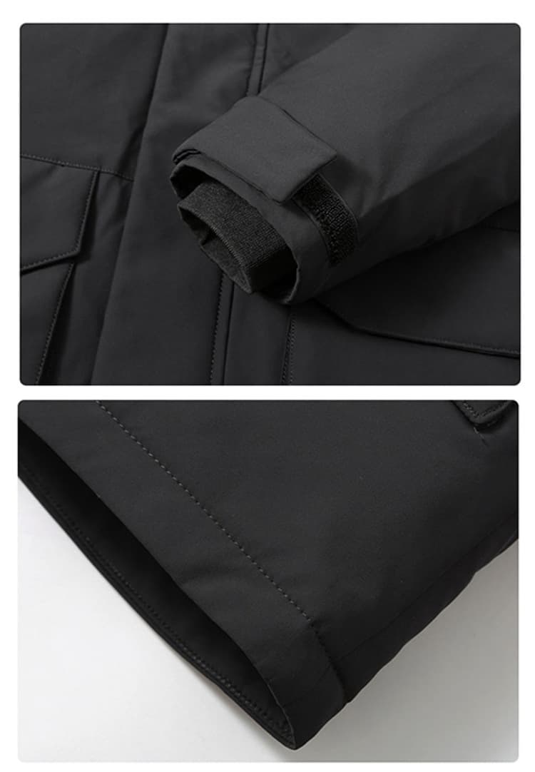 Thick Outdoor Goose-down Down Jacket For Cold-weather Protection