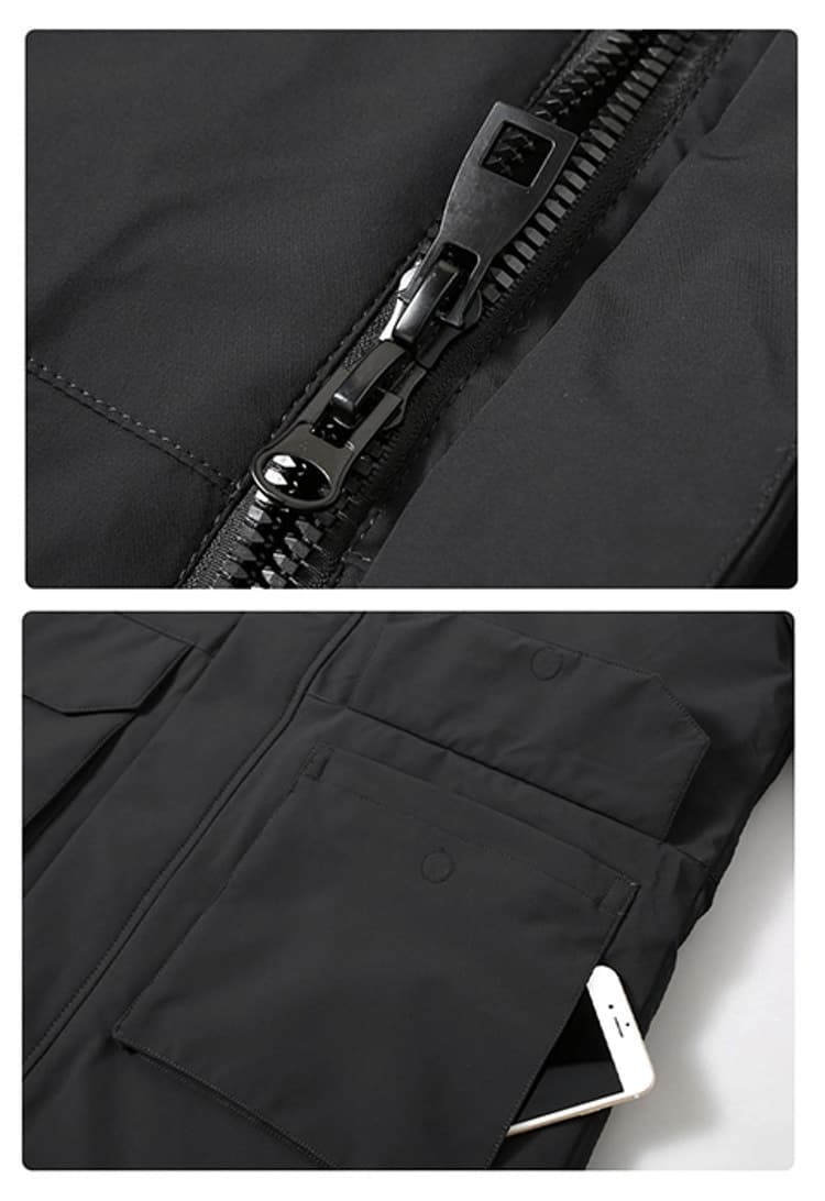 Thick Outdoor Goose-down Down Jacket For Cold-weather Protection