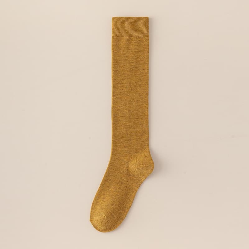 Women's Ankle Socks For Spring And Autumn — Golden Yellow-Free Size